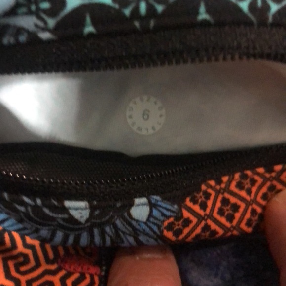 LULULEMON LEGGINGS speed thighs Size 6 multicolor - Picture 3 of 6